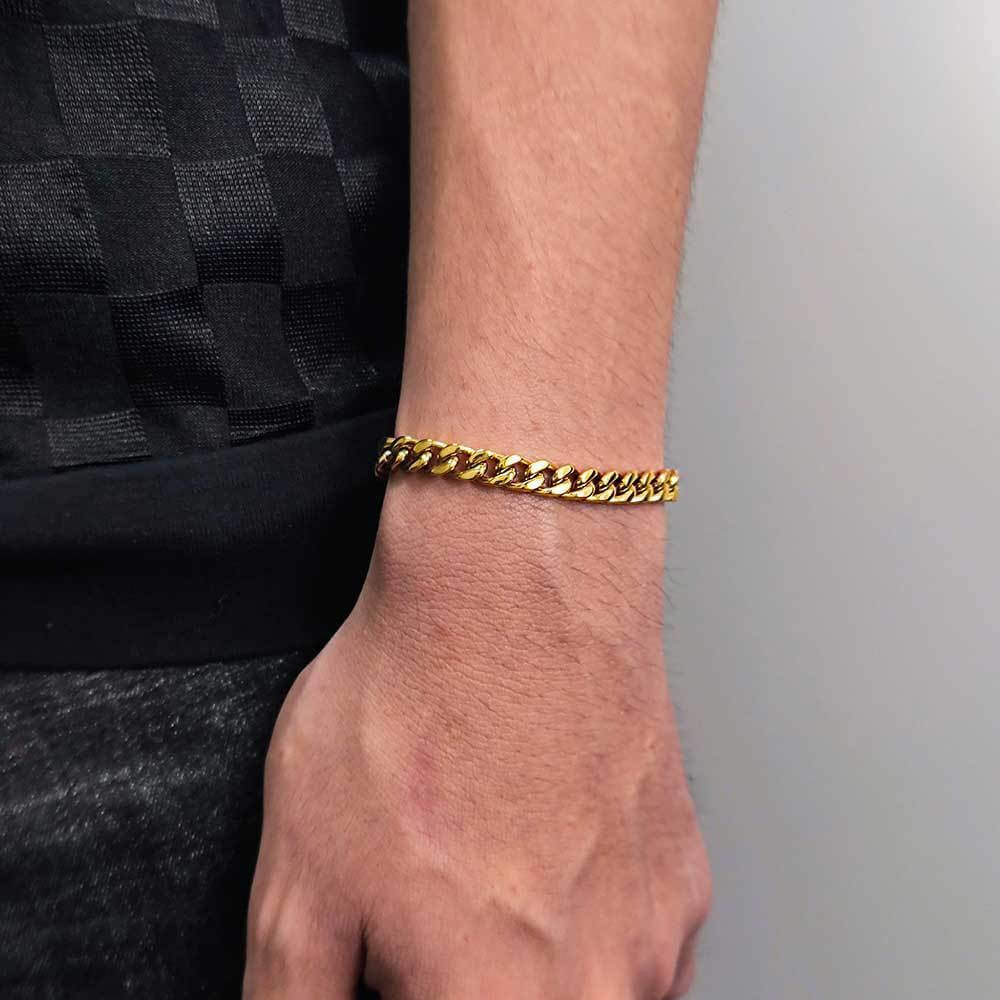 Miami Cuban Link Bracelet（5/7/9/11/13/15mm）