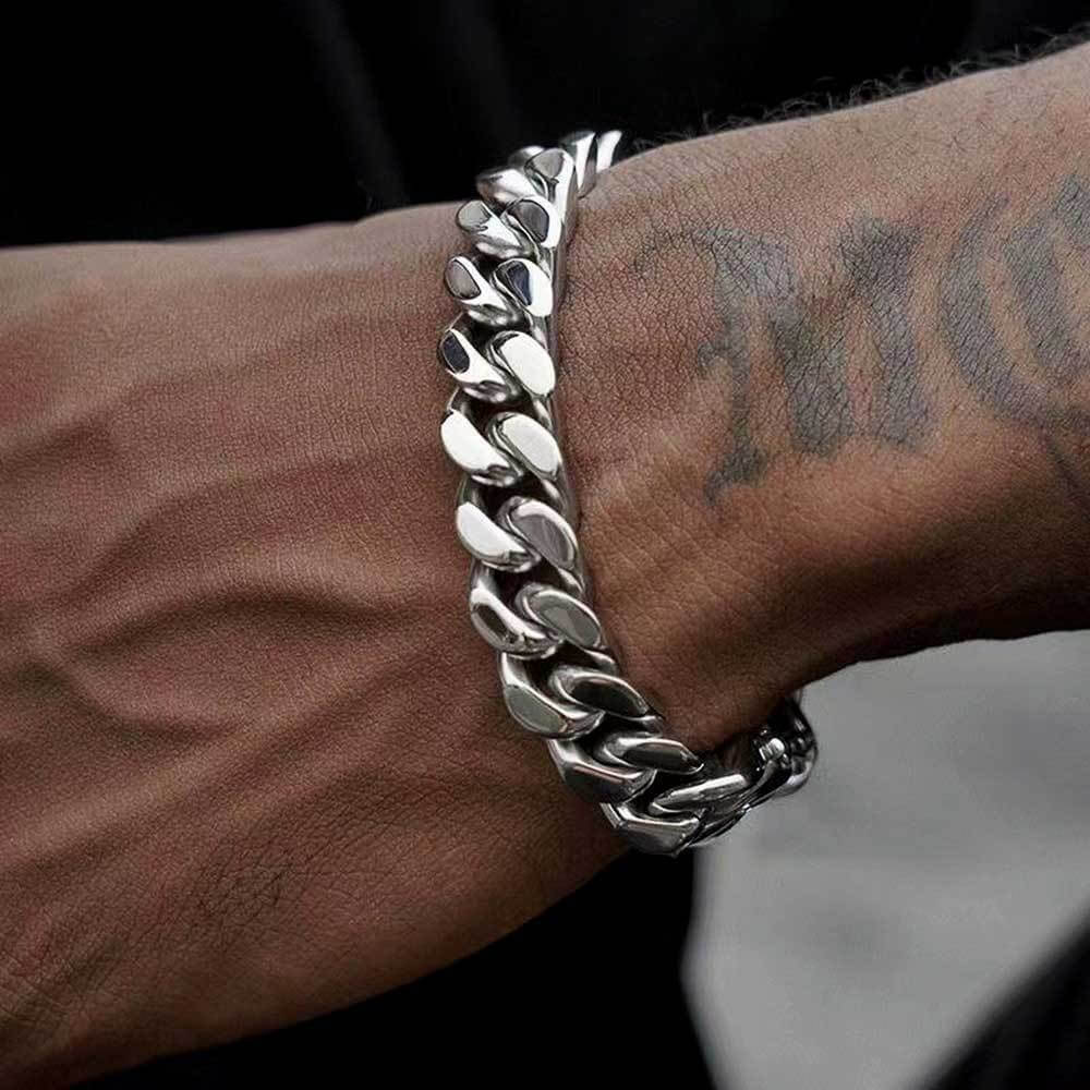 Miami Cuban Link Bracelet（5/7/9/11/13/15mm）